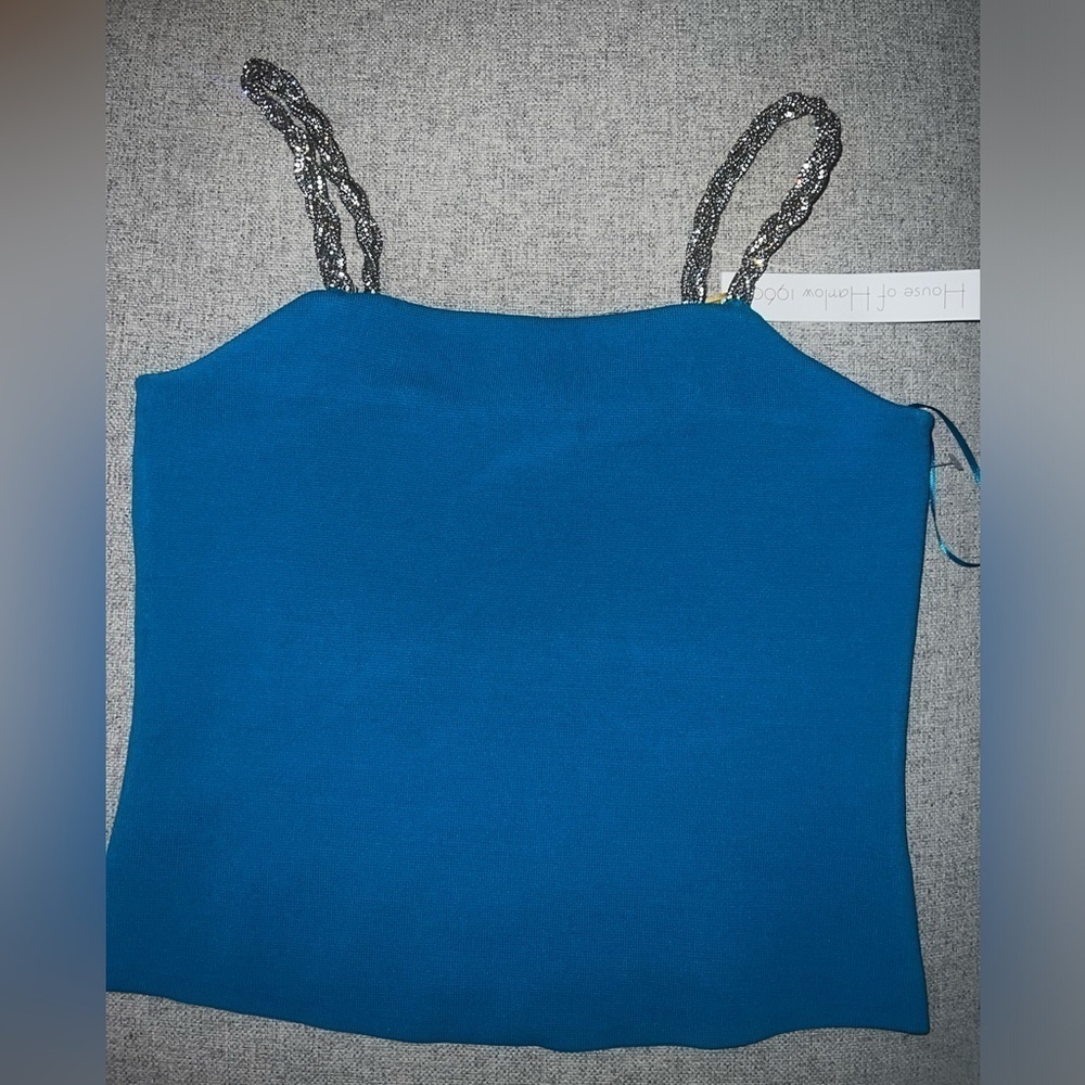 House of Harlow 1960 Rhinestone Tank
Top- size M